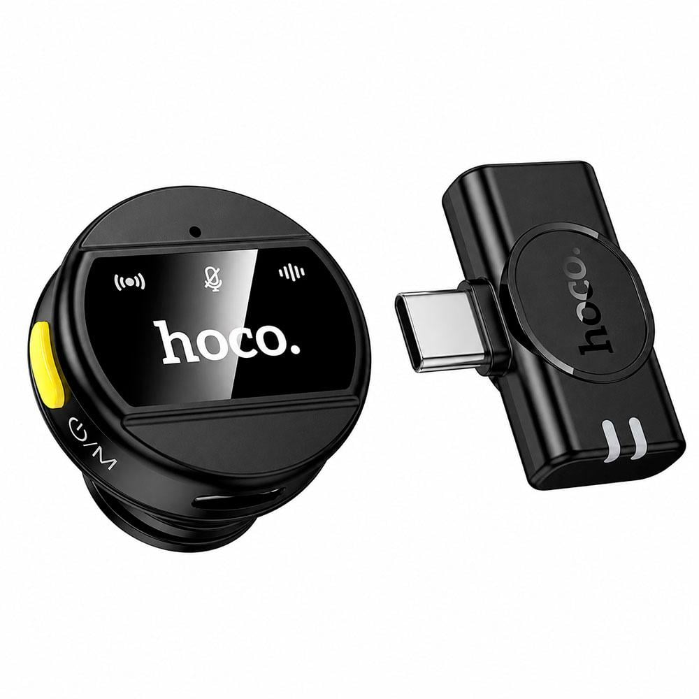 MICRÓFONO INALÁMBRICO HOCO L21 MAGNÉTICO USB TIPO C - 1