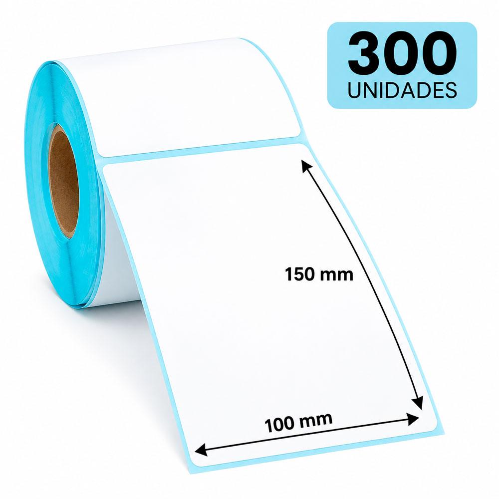 ETIQUETAS TÉRMICAS AUTOADHESIVAS 100X150MM 300 UNIDADES PARA ENVÍOS - 1