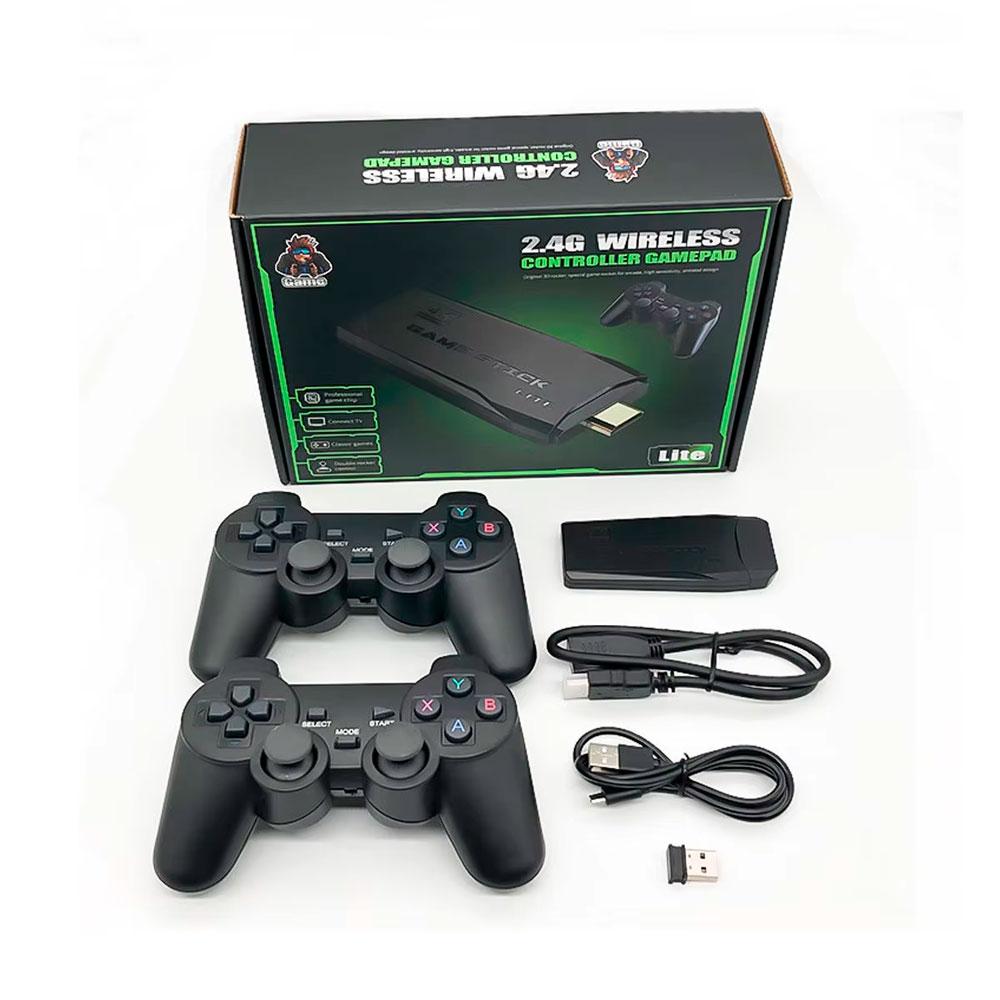 GAME STICK 4K LITE 64GB CONSOLA RETRO EMULADOR INALÁMBRICO CON 2 CONTROLES - 3