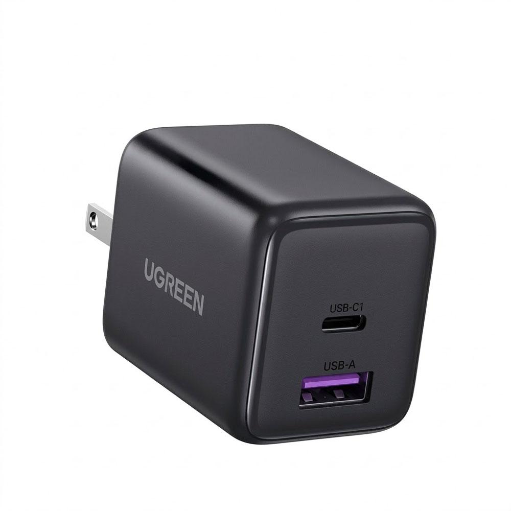 CARGADOR DE PARED UGREEN X516 30W GAN USB-C USB-A CARGA RÁPIDA PD - 5