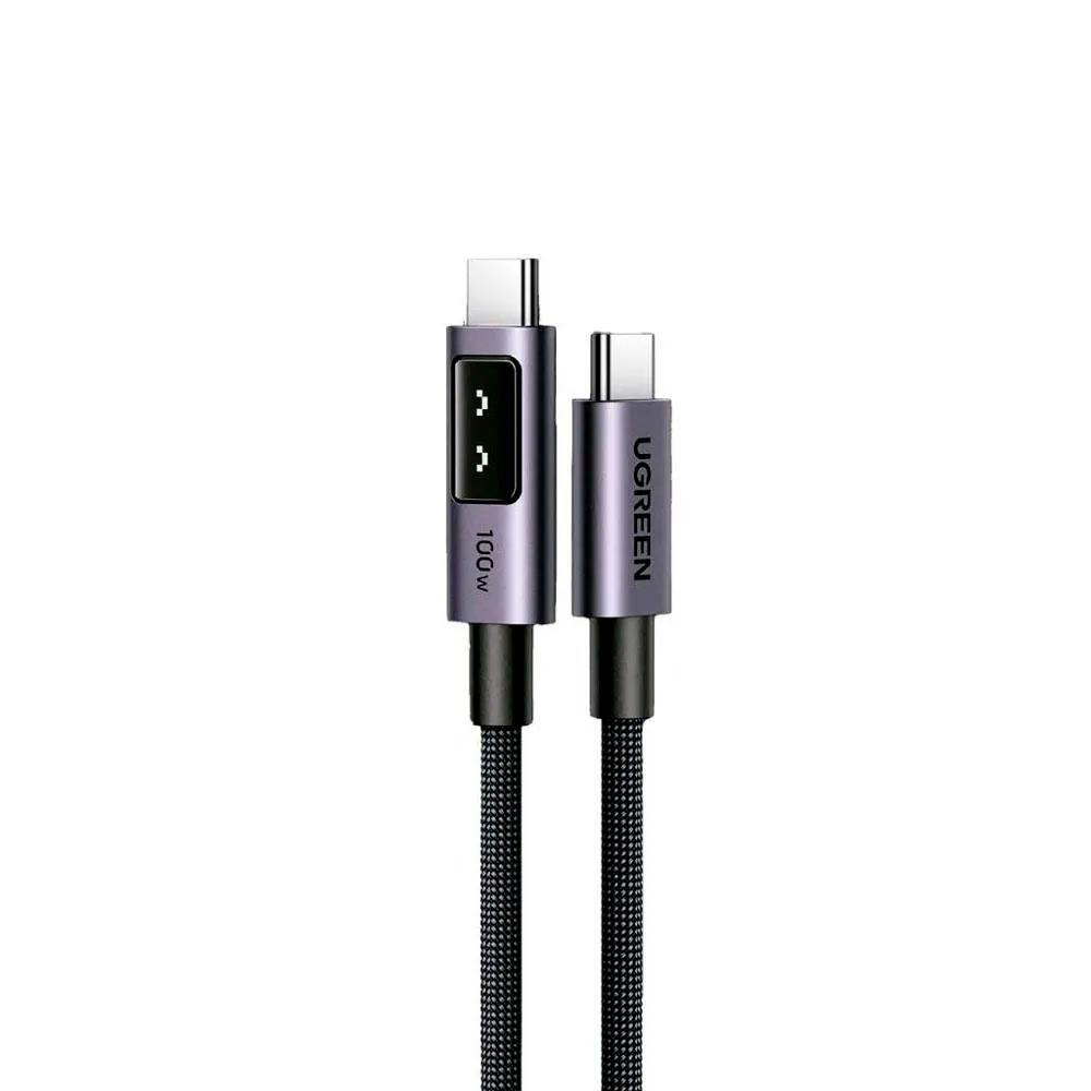 CABLE UGREEN L509 USB C A USB C 100W 3 METROS CARGA RÁPIDA PD - 1