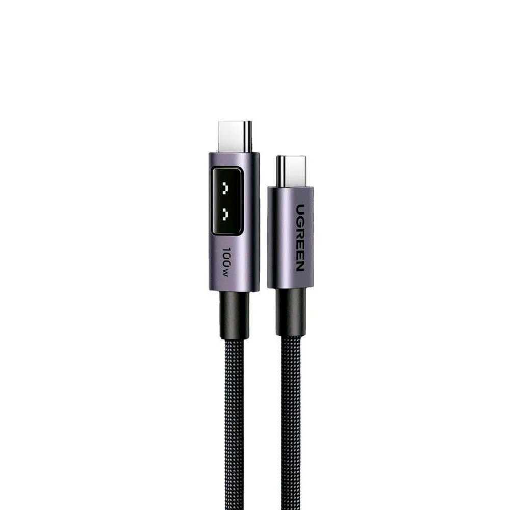 CABLE UGREEN L509 USB C A USB C 100W 2 METROS CARGA RÁPIDA PD - 7