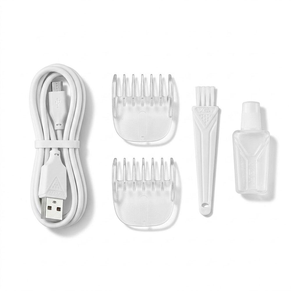 DEPILADORA VGR V-763 5 EN 1 RECARGABLE ROSADA KIT DE ASEO FEMENINO - 4