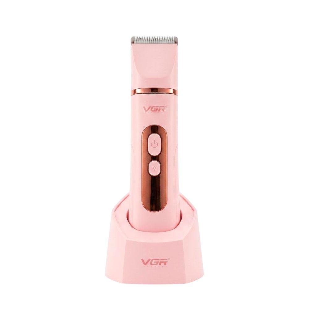 DEPILADORA VGR V-763 5 EN 1 RECARGABLE ROSADA KIT DE ASEO FEMENINO - 7