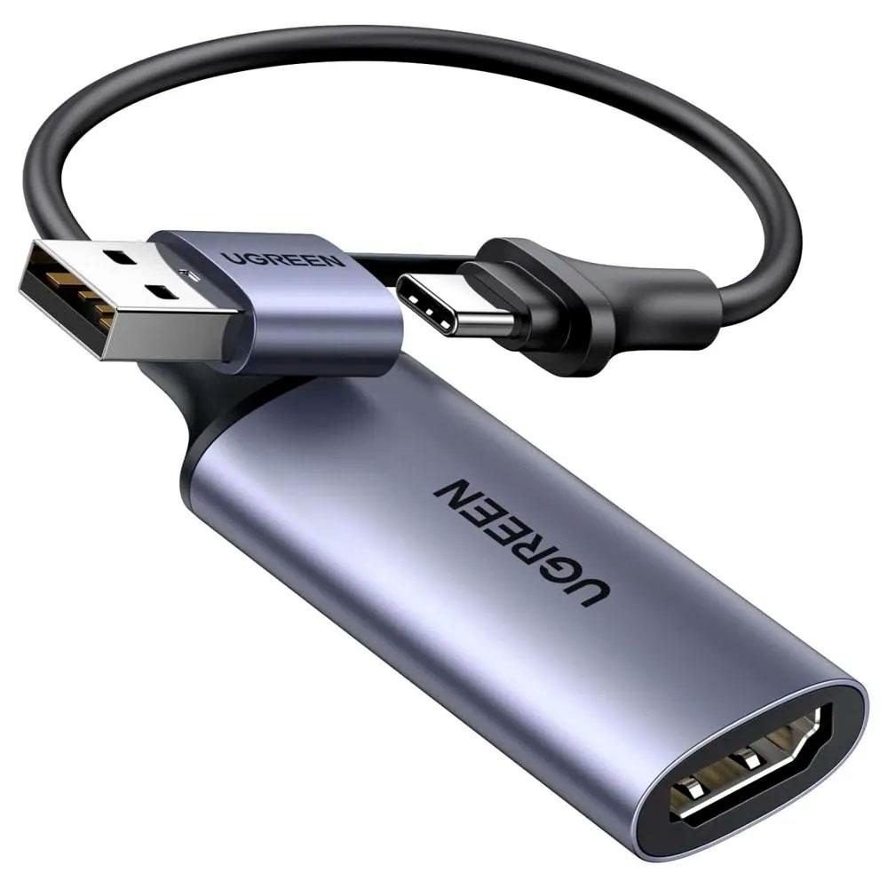 UGREEN CM489 CAPTURADOR DE VIDEO HDMI USB 1080P 30HZ PARA PC - 2
