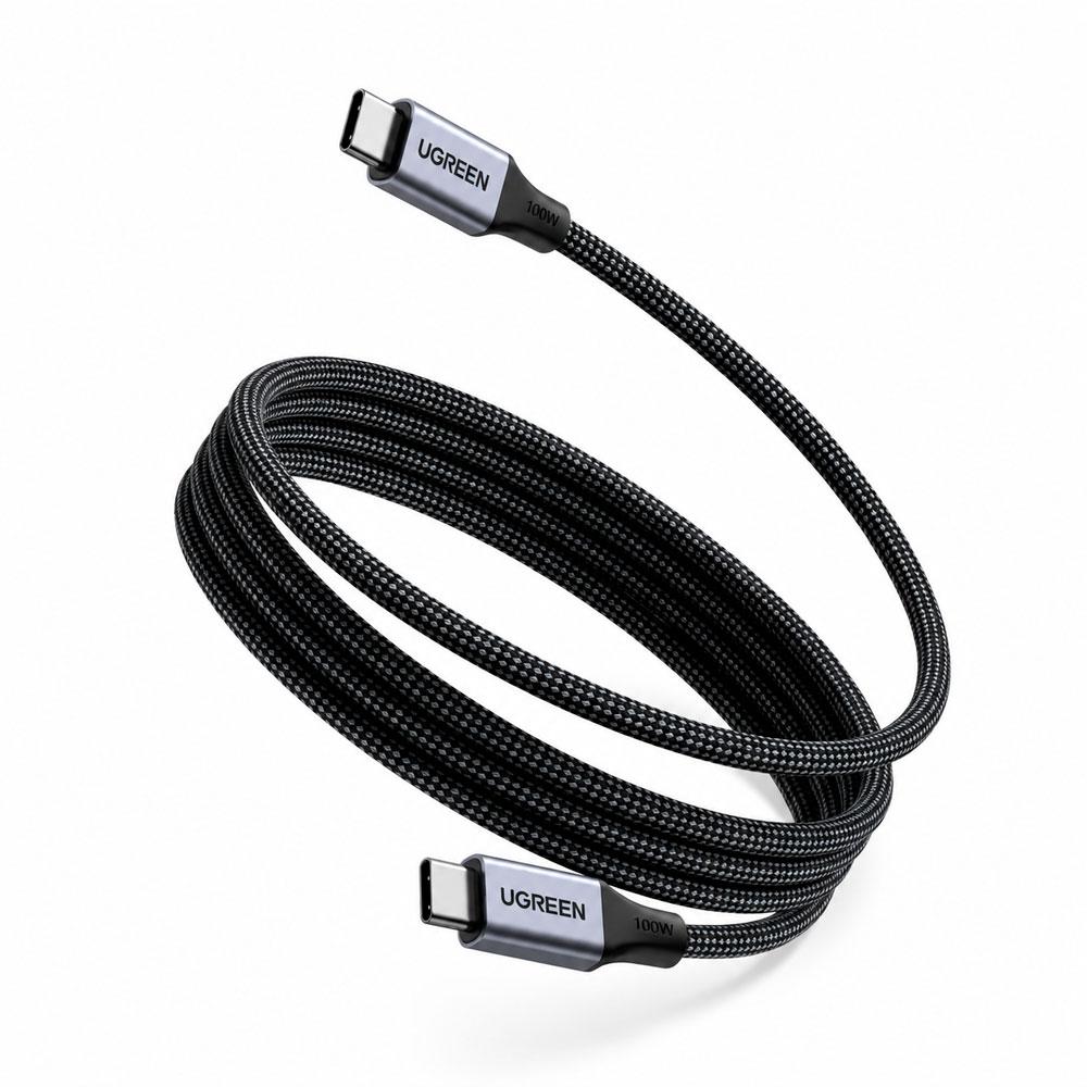 UGREEN L520 CABLE MAGNÉTICO USB-C A USB-C 100W CARGA RÁPIDA 1M - 2
