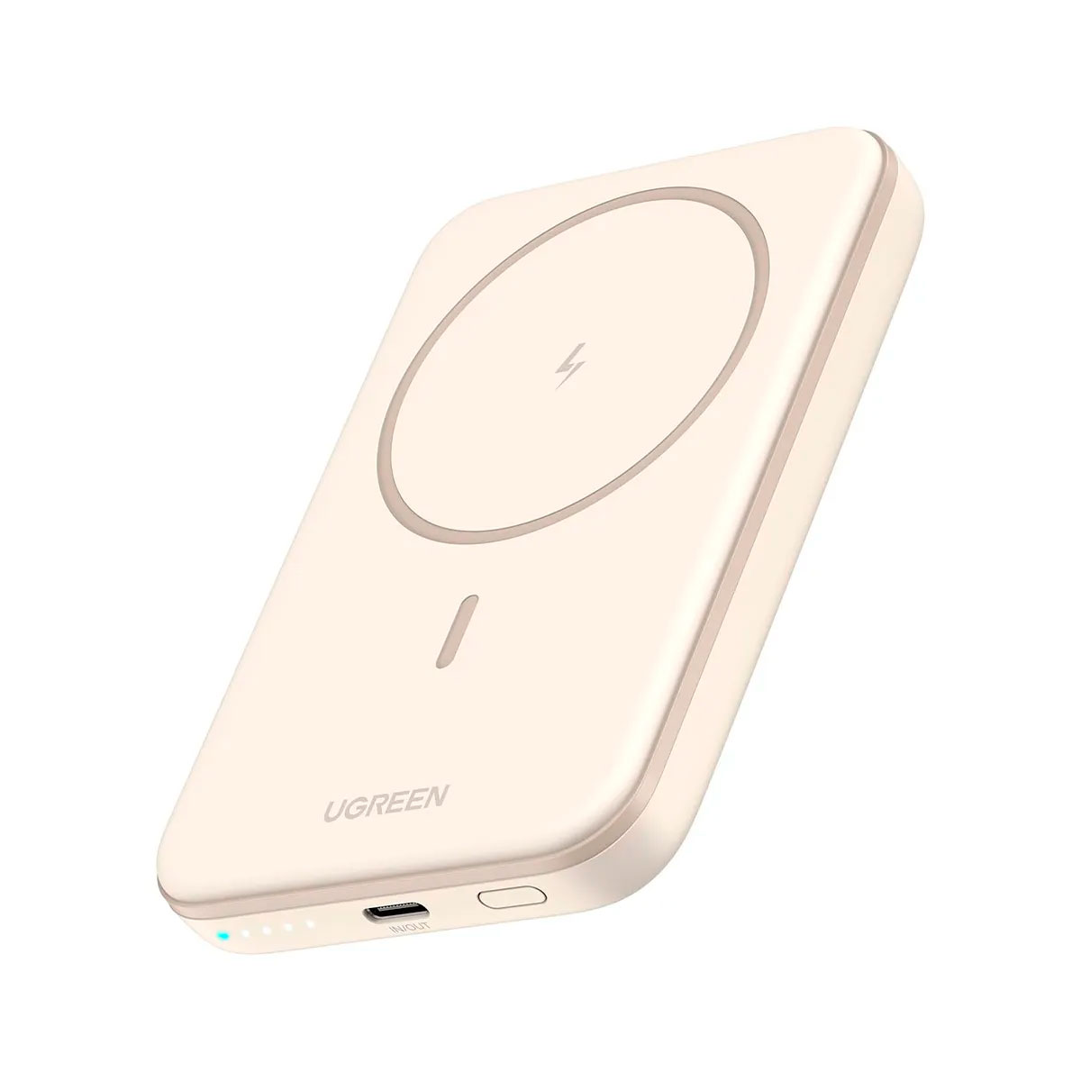 UGREEN PB560 POWER BANK PARA IPHONE MAGSAFE 5000MAH 15W BEIGE - 6