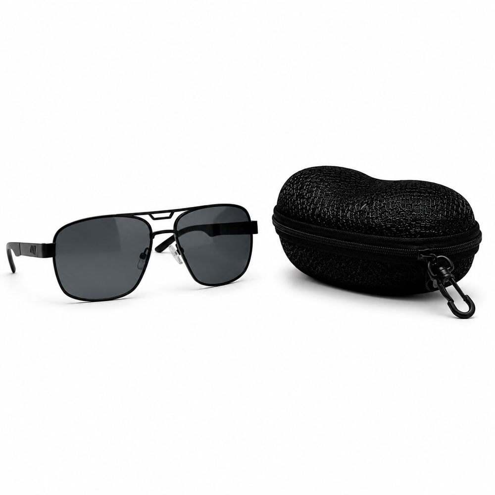 LENTES DE SOL HOMBRE ESTILO AVIADOR POLARIZADOS UV400 - 1