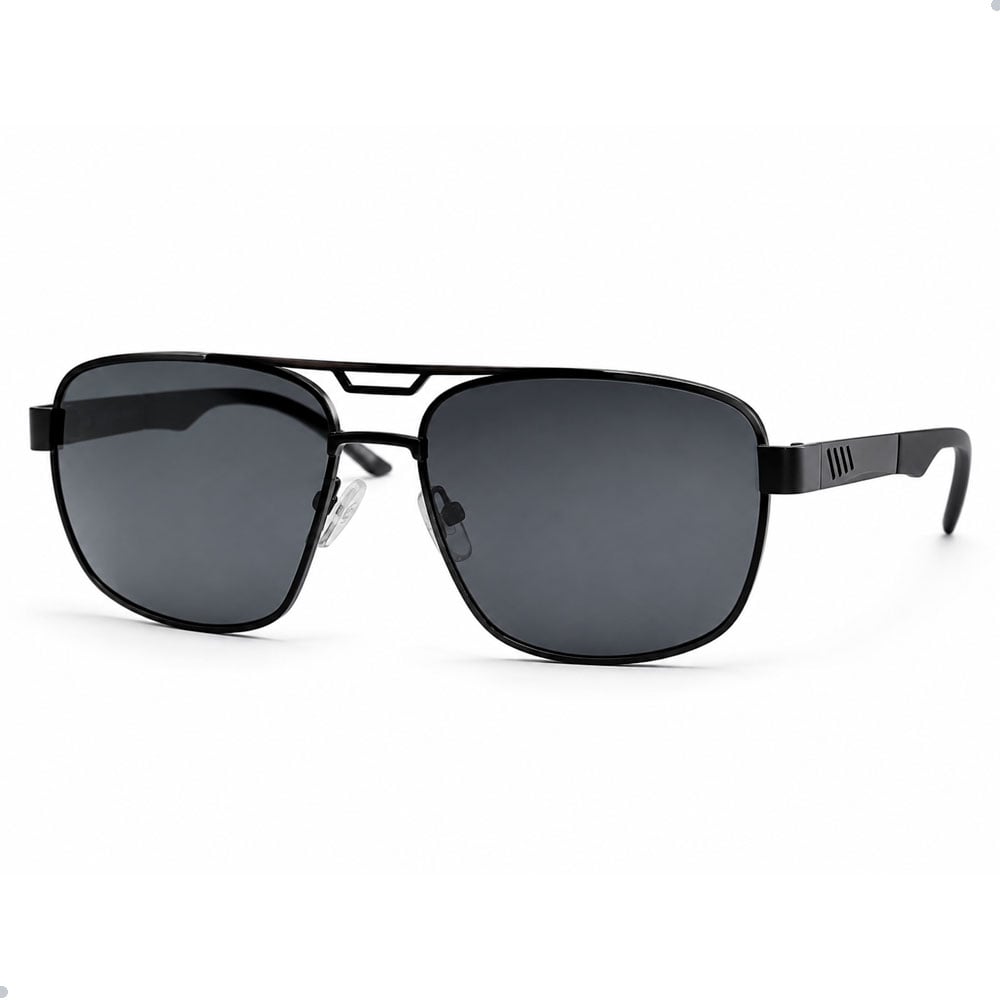 LENTES DE SOL HOMBRE ESTILO AVIADOR POLARIZADOS UV400 - 2