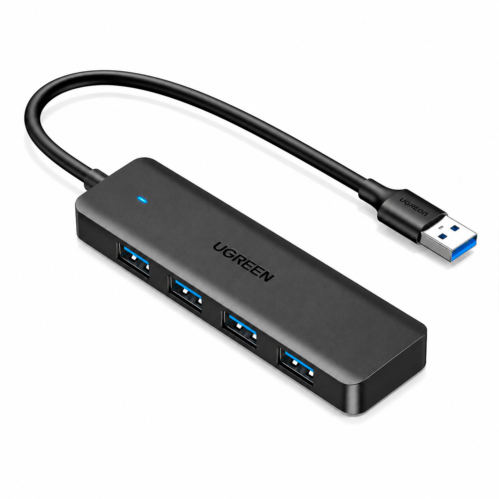 HUB USB 3.0 UGREEN CM219 4 PUERTOS MULTIPLICADOR USB 5GBPS - 2