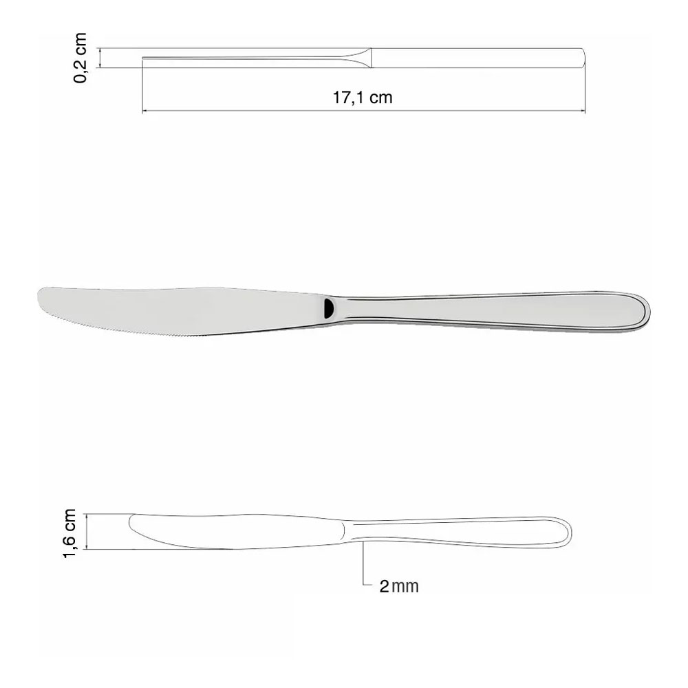 SET CUBIERTOS X4 PZS TRAMONTINA PORTATIL LONCHERA - 8
