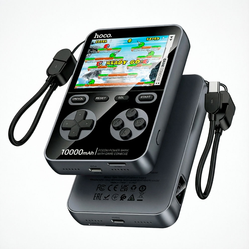 POWER BANK 10000MAH CON CONSOLA GAMING PORTÁTIL Y CARGA RÁPIDA - 1