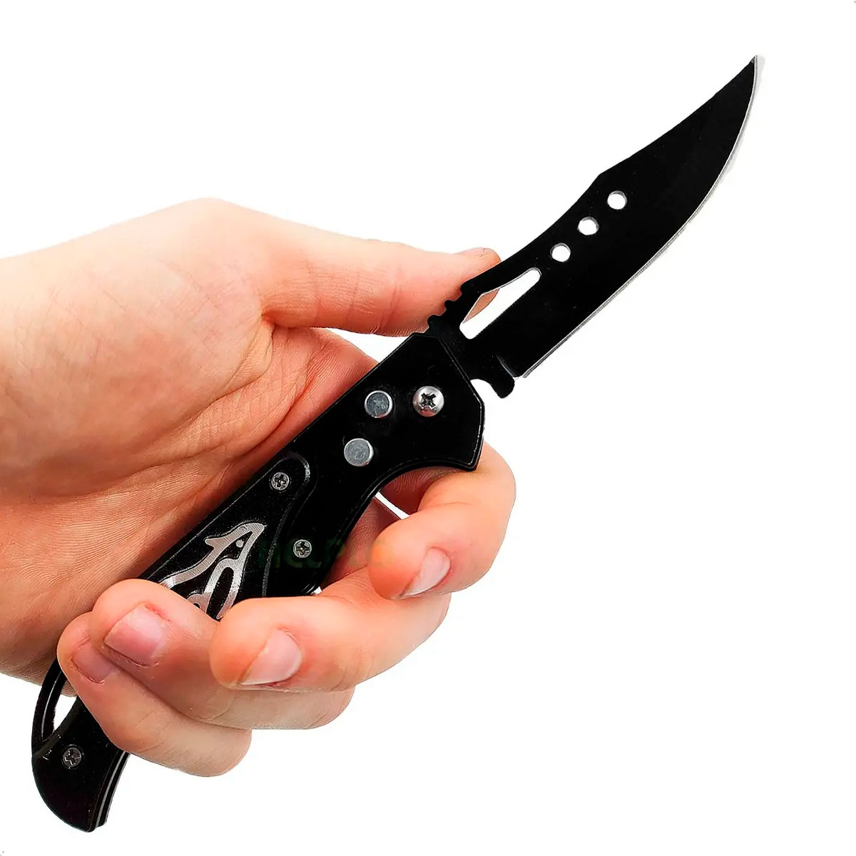 NAVAJA PLEGABLE CON HOJA METÁLICA DE 21 CM Y DISEÑO DECORATIVO - 7