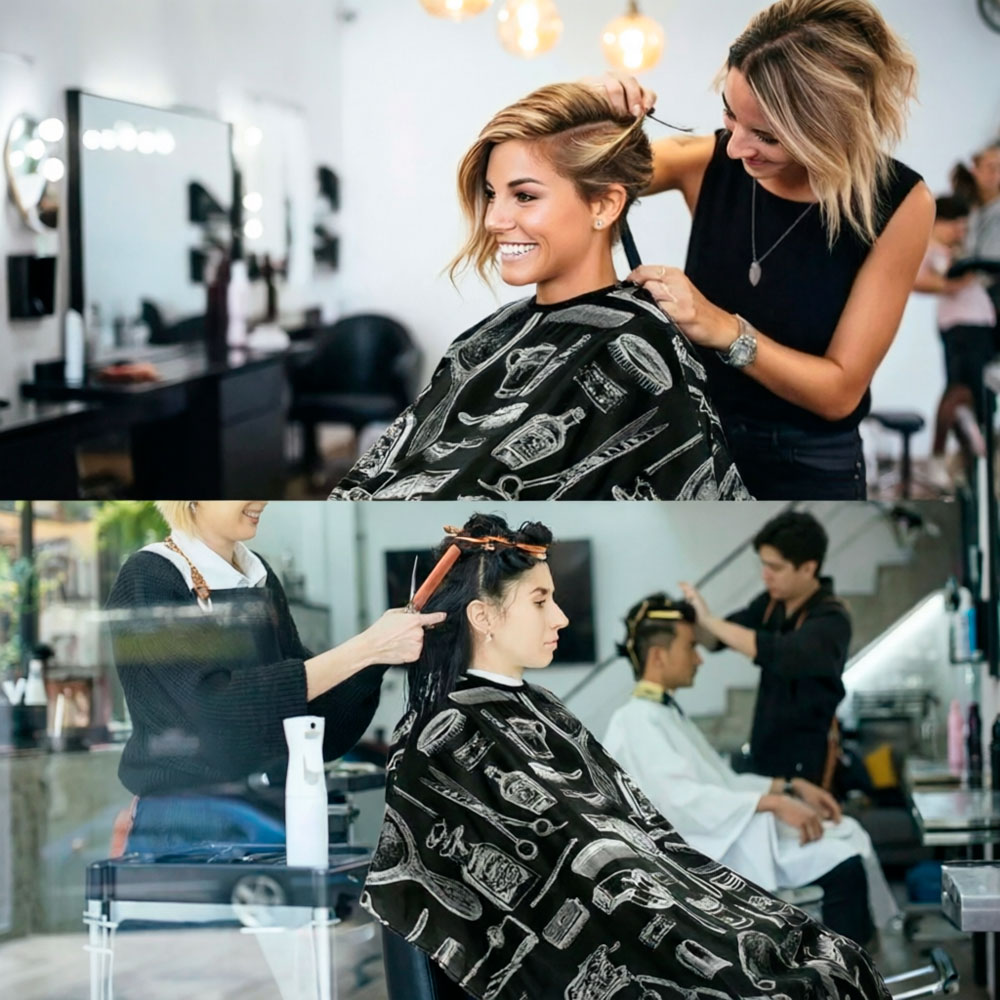 CAPA PARA PELUQUERÍA PROFESIONAL PROTECCIÓN PARA CORTE DE CABELLO - 6