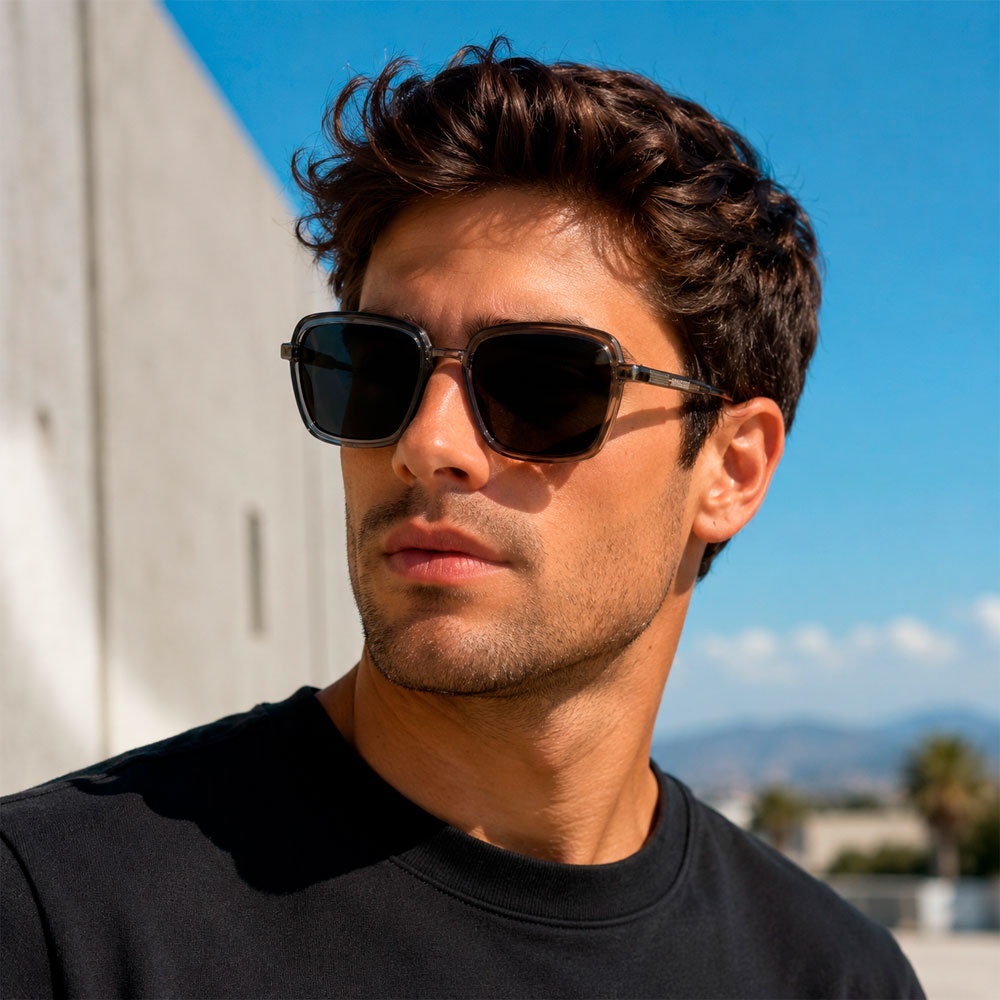 LENTES DE SOL POLARIZADOS DE DISEÑO CUADRADO CON PROTECCIÓN UV400 - 6