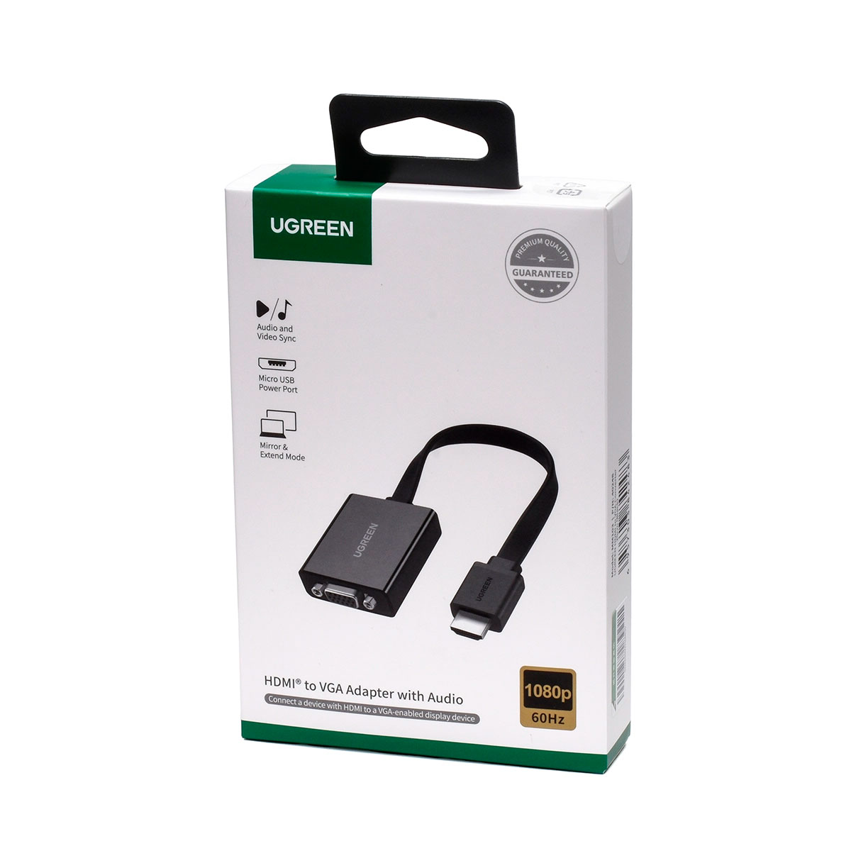 ADAPTADOR UGREEN MM103 HDMI A VGA CON AUDIO 1080P 60HZ - 2