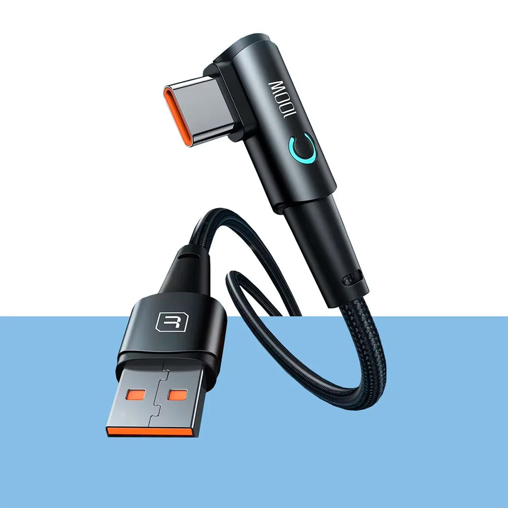 CABLE TOOCKI USB C 100W 90 GRADOS PARA CELULAR 1 METRO - 4