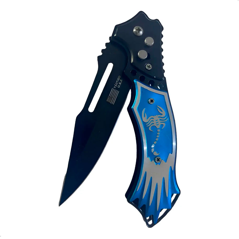NAVAJA PLEGABLE AUTOMÁTICA K860 CON EMPUÑADURA ERGONÓMICA - 7