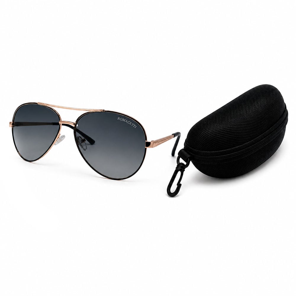 LENTES DE SOL ROMACETI PARA HOMBRE ESTILO AVIADOR POLARIZADOS - 1