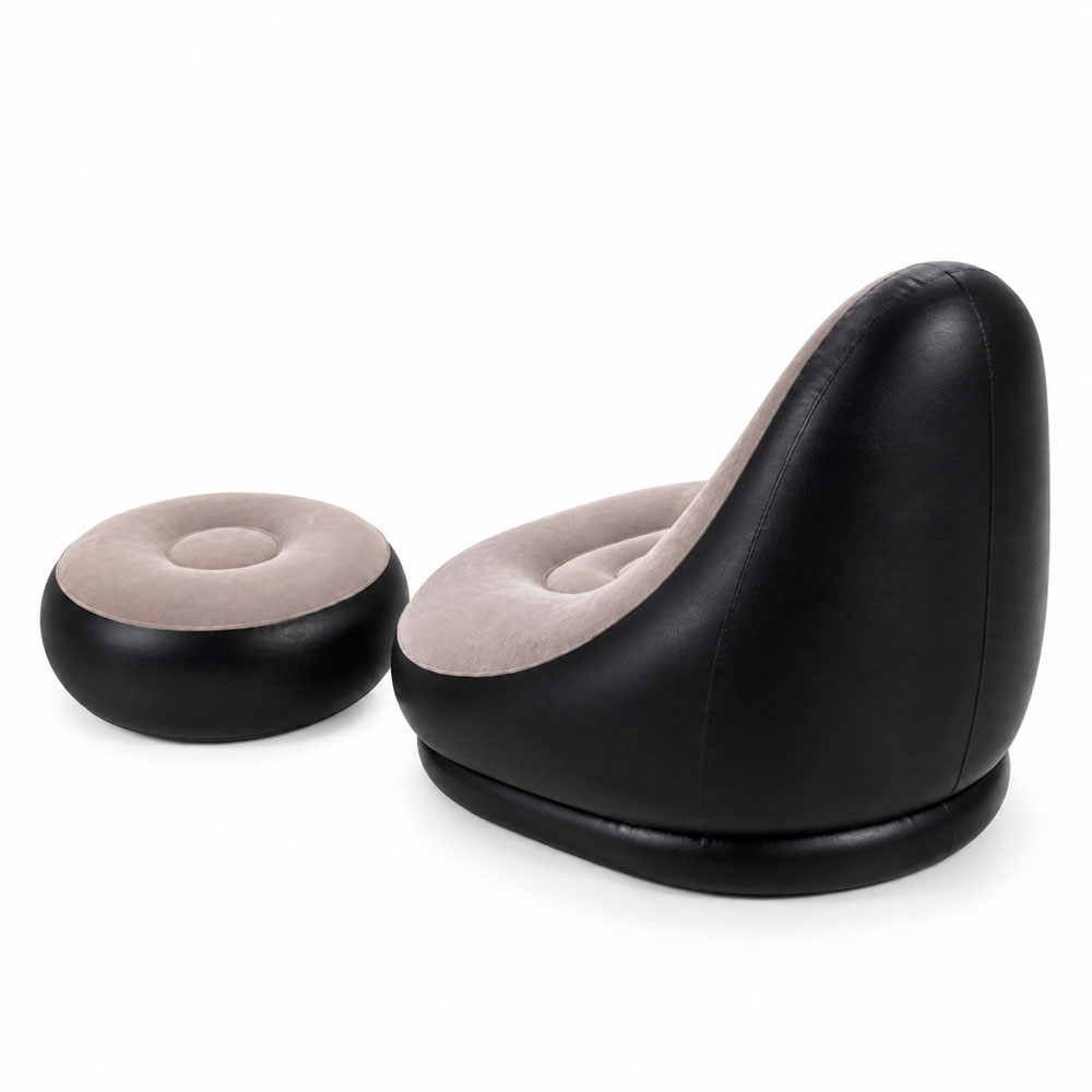 SOFÁ INFLABLE CON REPOSAPIÉS PARA DESCANSO Y RELAJACIÓN - 6