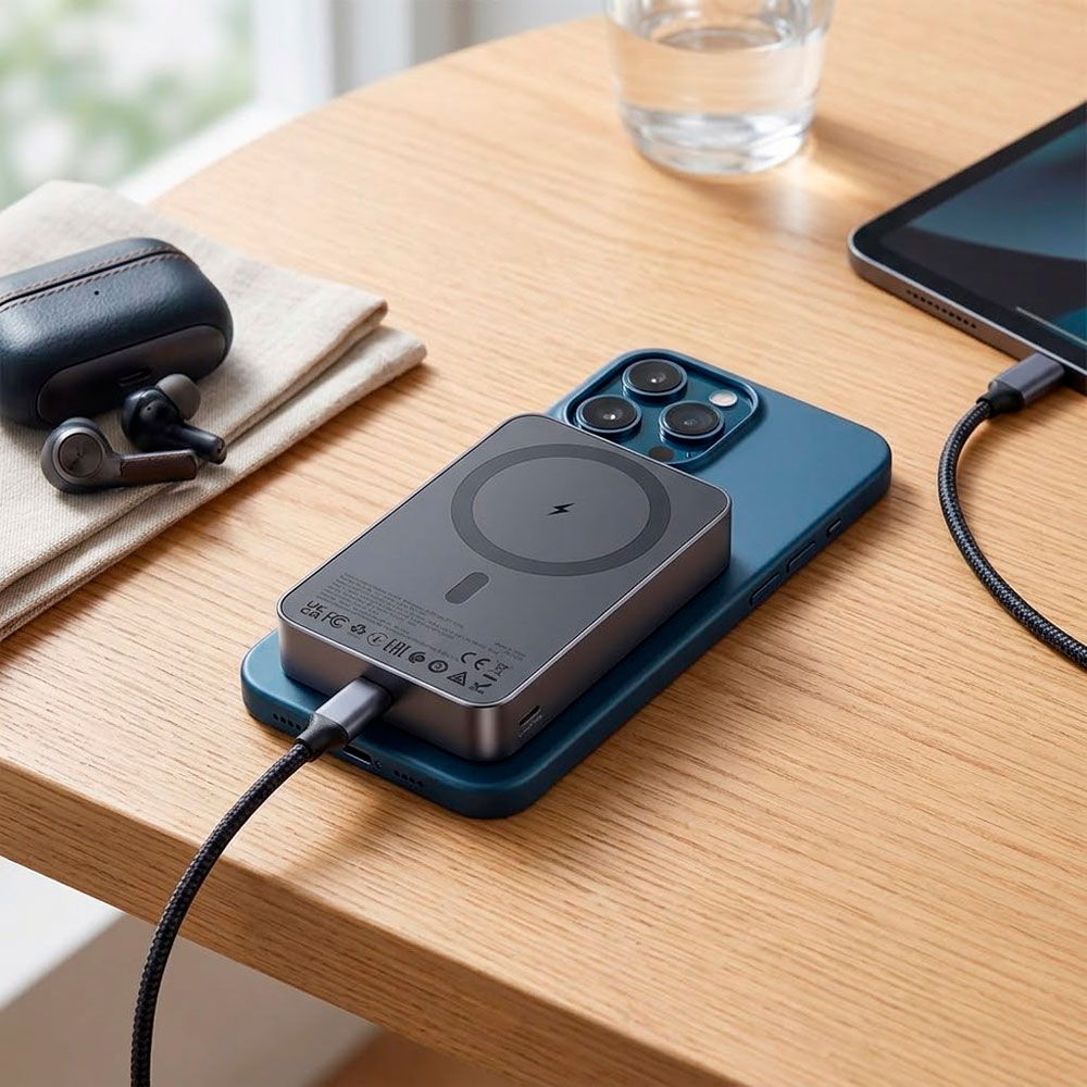POWER BANK HOCO 20000MAH CARGA INALÁMBRICA - 6
