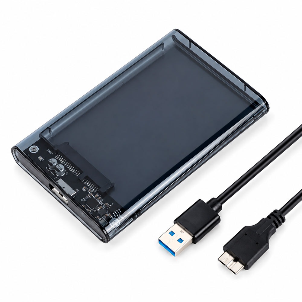 CASE ESSAGER PARA DISCO DURO HDD SSD 2.5 SATA USB 3.0 - 1
