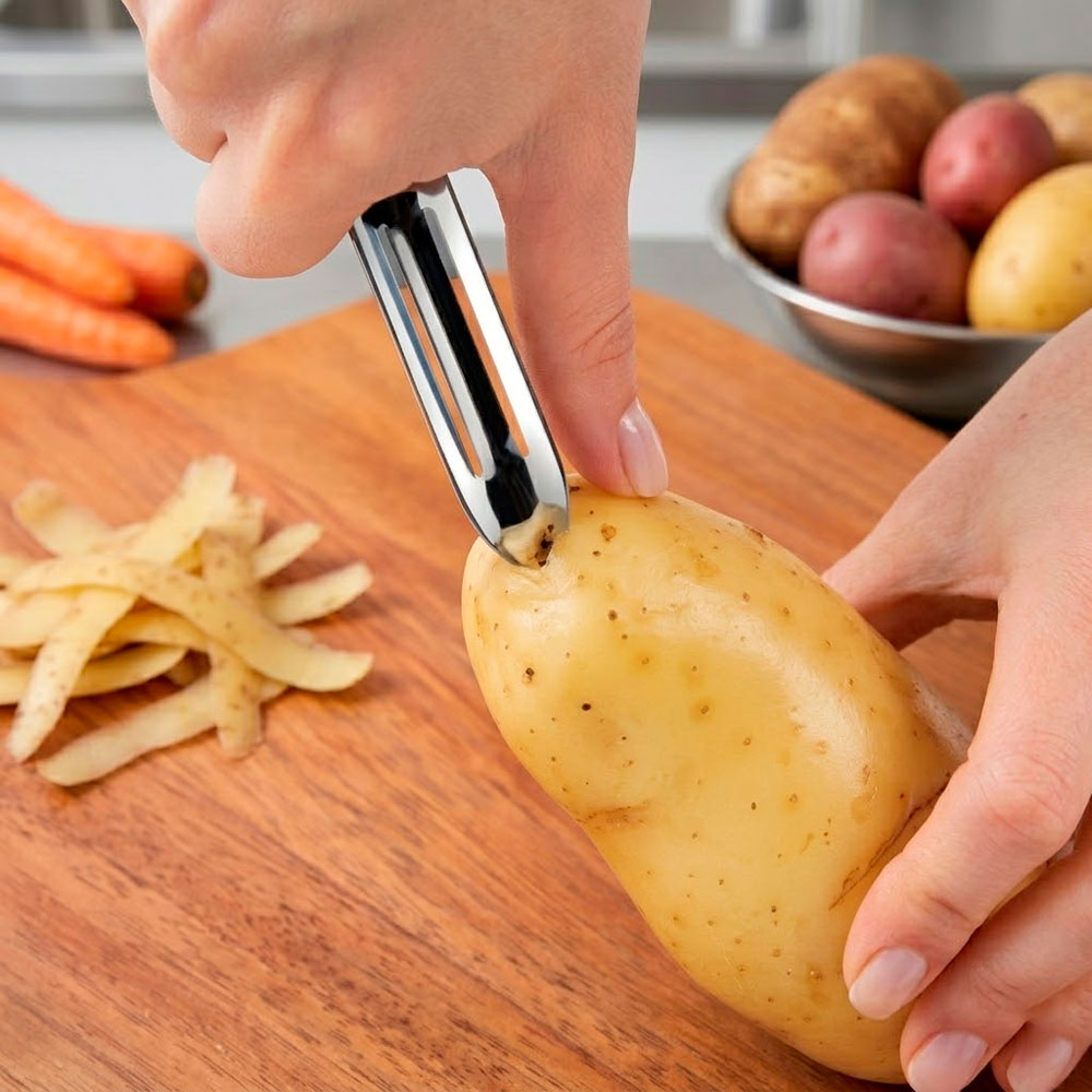 PELADOR DE PAPAS TRAMONTINA ACERO INOXIDABLE PARA COCINA - 5