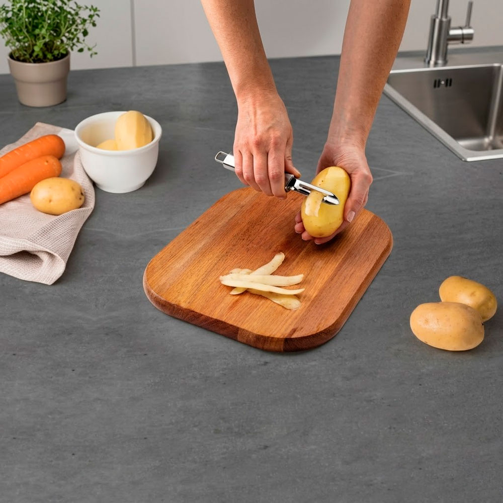 PELADOR DE PAPAS TRAMONTINA ACERO INOXIDABLE PARA COCINA - 6