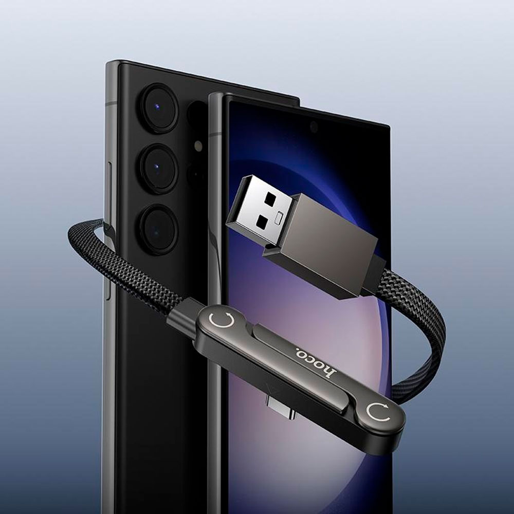 CABLE HOCO USB-C 36W 1.2M CARGA RÁPIDA CON SOPORTE CELULAR - 6