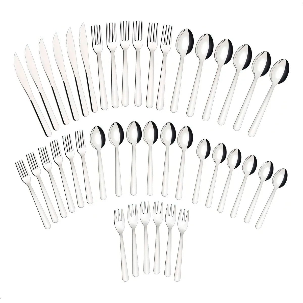 JUEGO CUBIERTOS ACERO INOX TRAMONTINA MALIBU 42 PZAS - 2