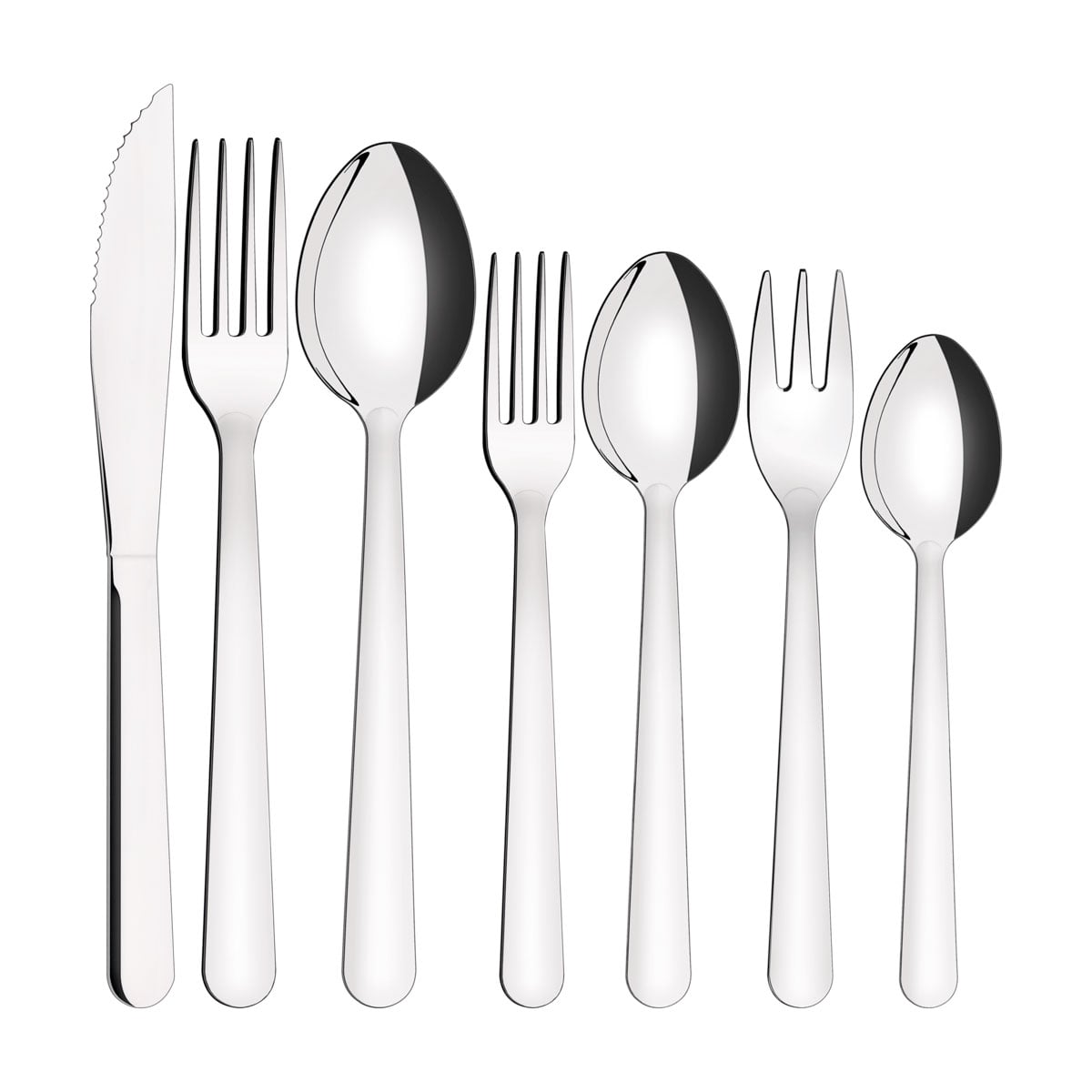 JUEGO CUBIERTOS ACERO INOX TRAMONTINA MALIBU 42 PZAS - 6