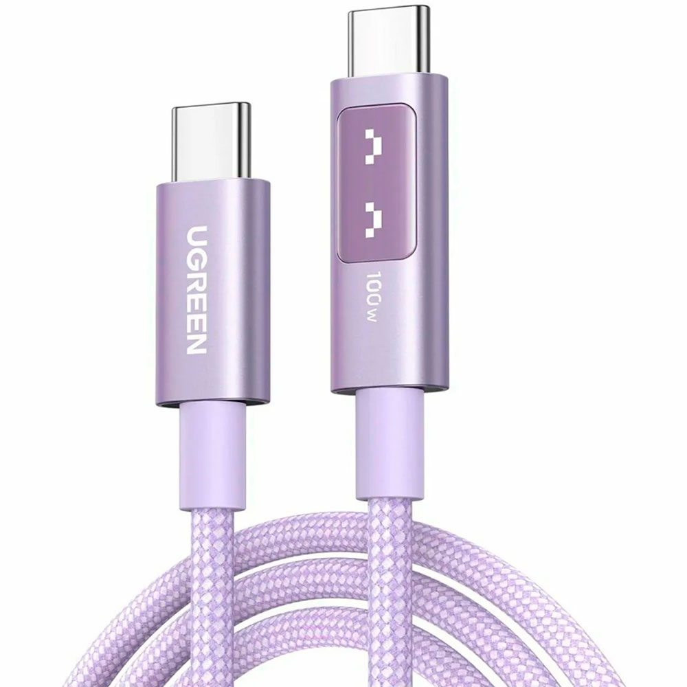 CABLE UGREEN L509 USB C A USB C 100W PANTALLA LED 1 METRO - 1