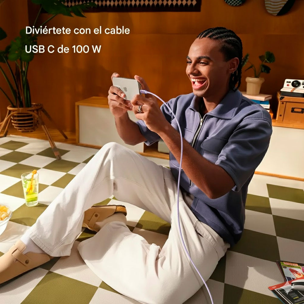 CABLE UGREEN L509 USB C A USB C 100W PANTALLA LED 1 METRO - 7