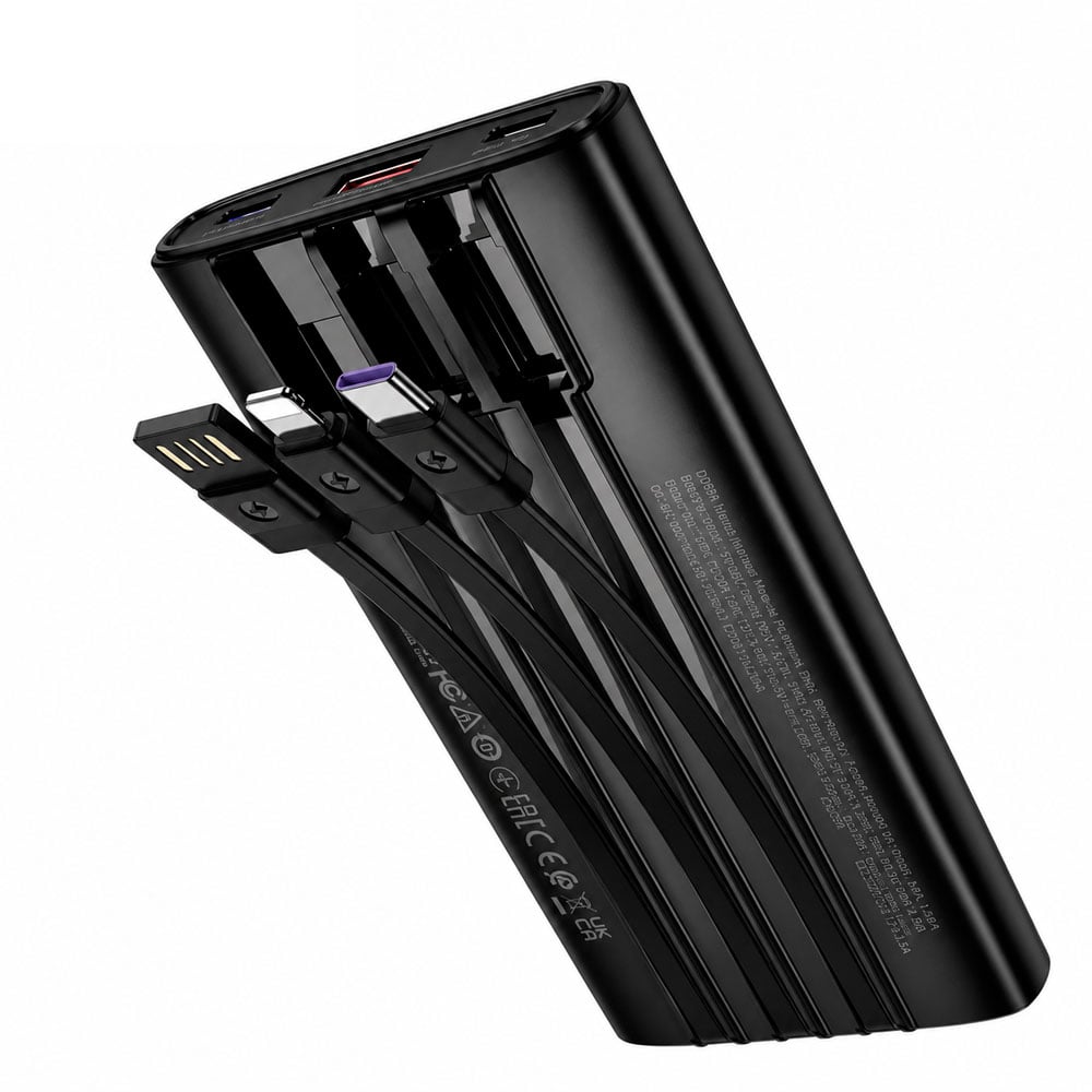 POWER BANK HOCO 20000MAH 22.5W PD QC CABLES INTEGRADOS - 4