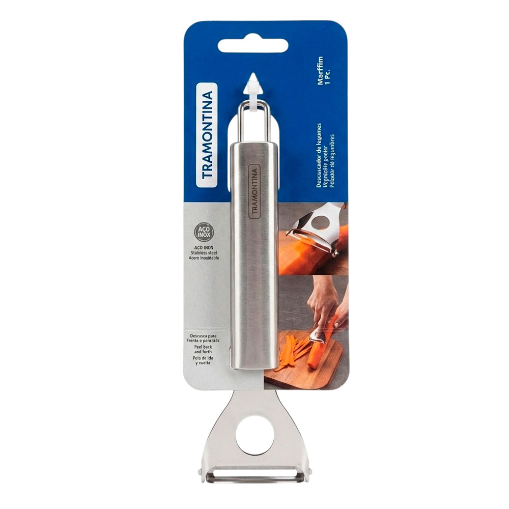 PELADOR DE LEGUMBRES TRAMONTINA ACERO INOXIDABLE PARA COCINA - 1