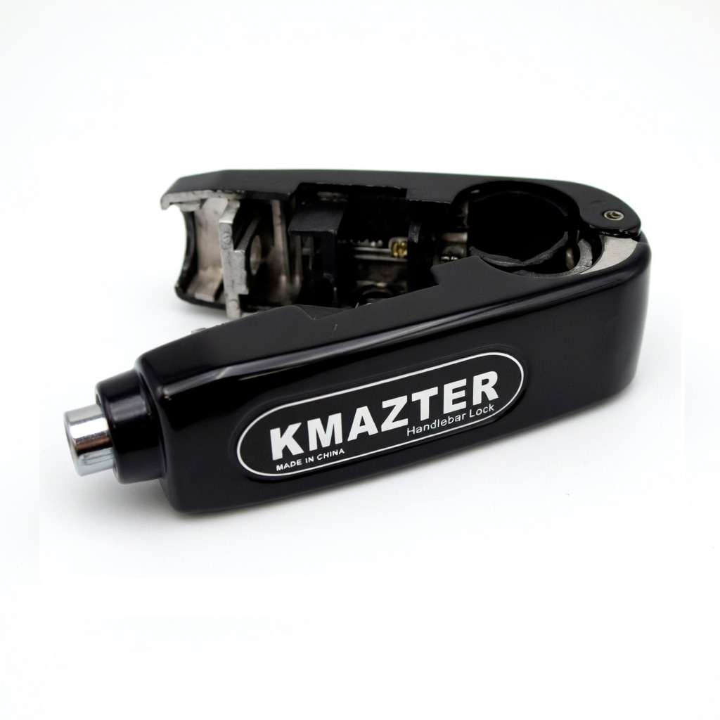 CANDADO KMAZTER MT3545 PARA TIMÓN DE MOTO ANTIRROBO - 4