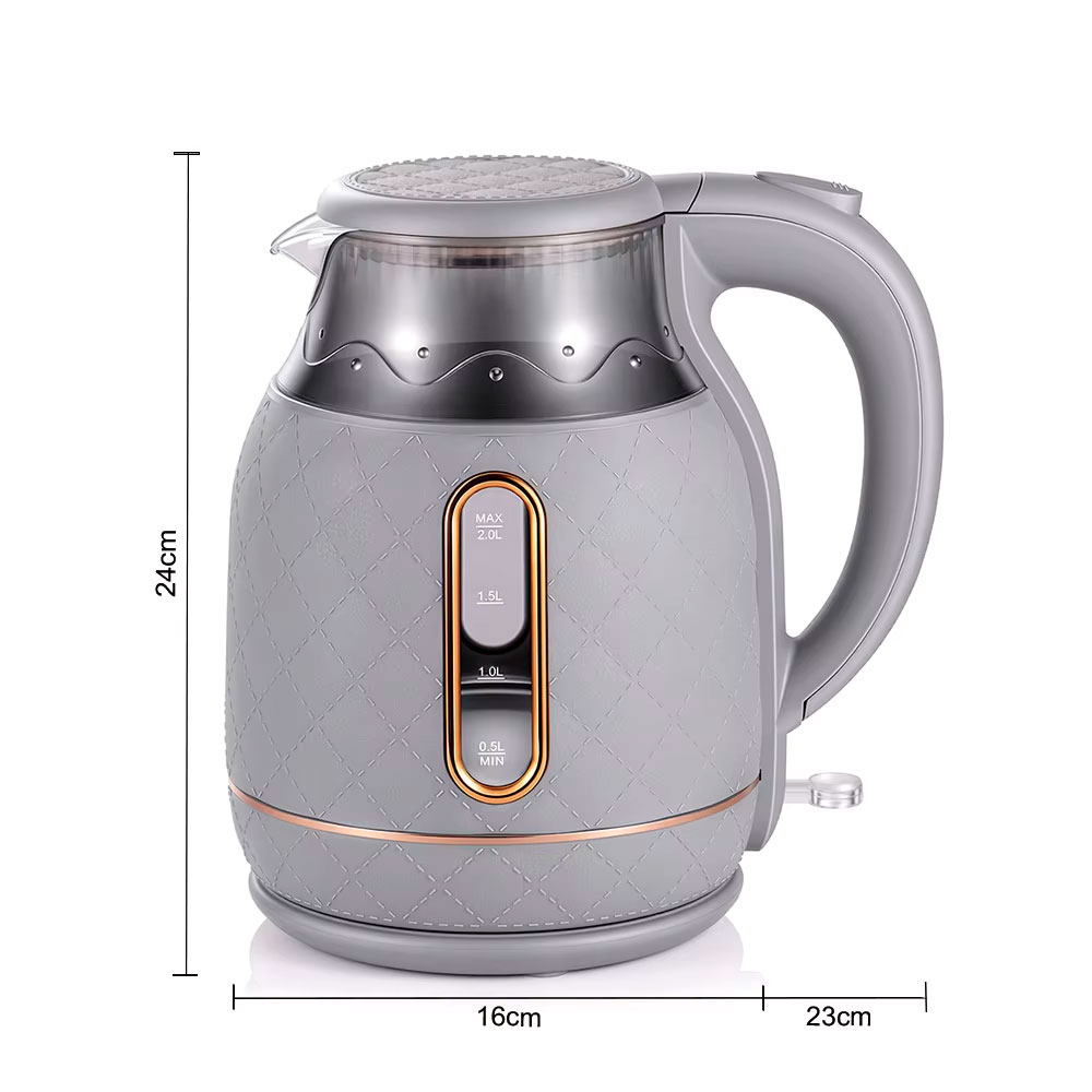 HERVIDOR DE AGUA ELÉCTRICO RAF R.160G INTERIOR ACERO INOX 2 LITROS - 3