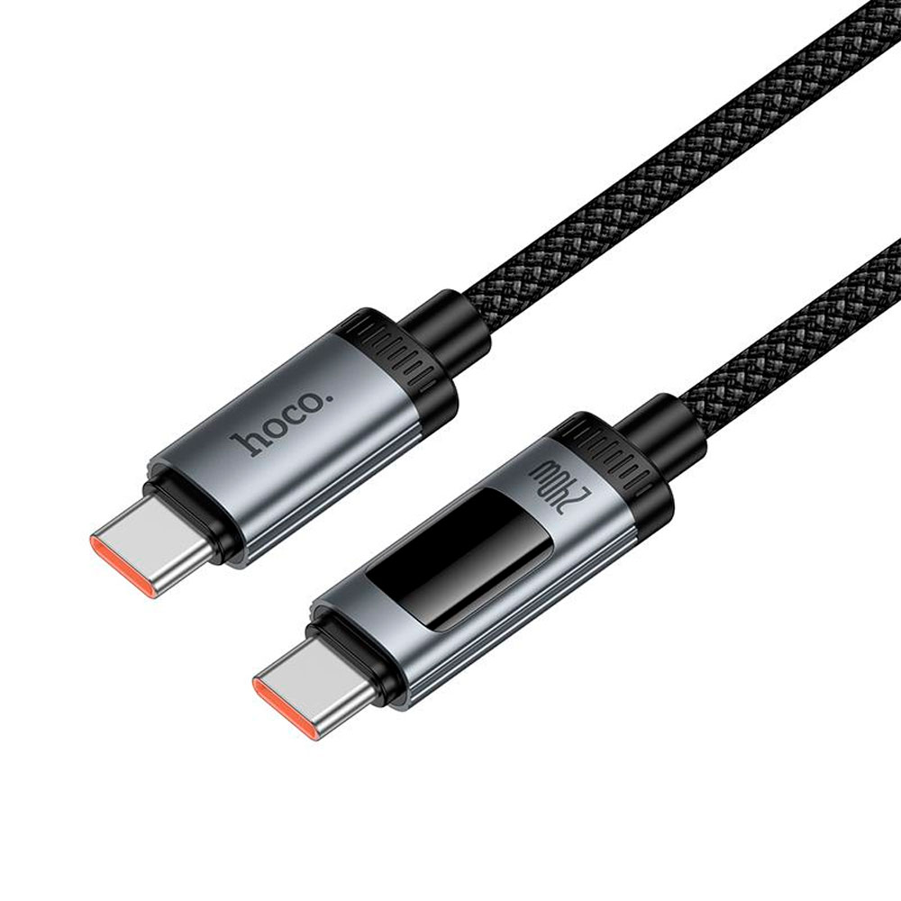 HOCO CABLE USB-C A USB-C 240W 1.2M CARGA RÁPIDA PANTALLA OLED - 6