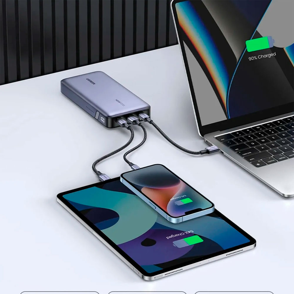 POWER BANK UGREEN 25000MAH 145W USB-C CARGA RÁPIDA LAPTOPS, CELULARES, TABLETS - 3