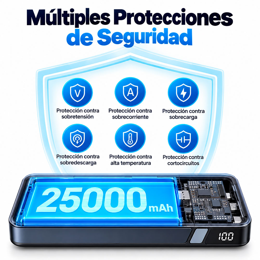 POWER BANK UGREEN 25000MAH 145W USB-C CARGA RÁPIDA LAPTOPS, CELULARES, TABLETS - 5