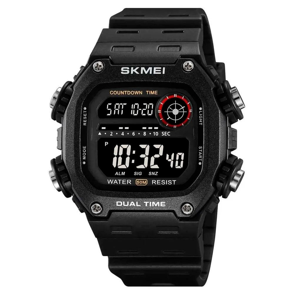 RELOJ DIGITAL SKMEI DEPORTIVO HOMBRE RESISTENTE AL AGUA 50M - 1
