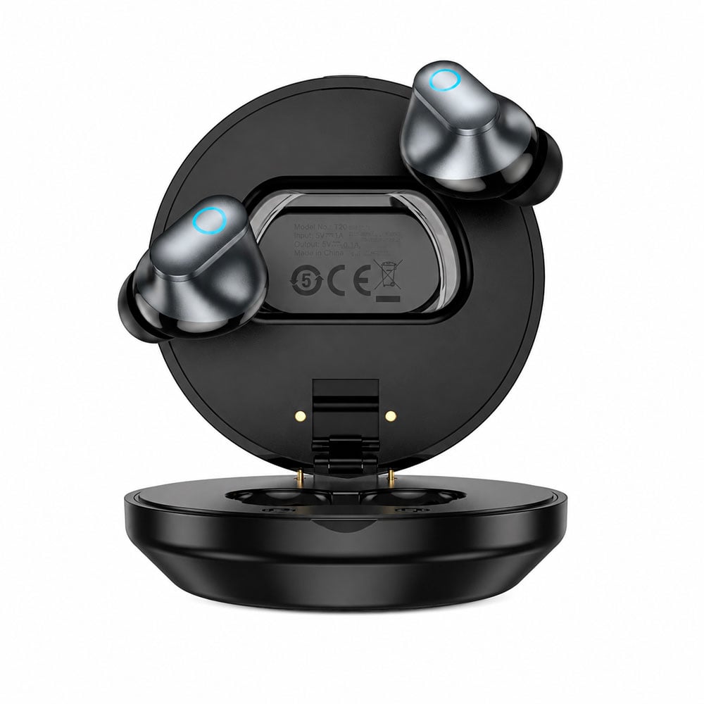 AUDÍFONOS HOCO BLUETOOTH HI-FI INALÁMBRICOS CON ESTUCHE TWS - 2