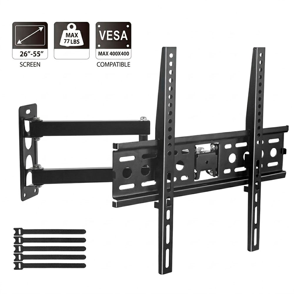 RACK TV ARTICULADO 26 A 55 PULGADAS SOPORTE PARED AJUSTABLE - 1