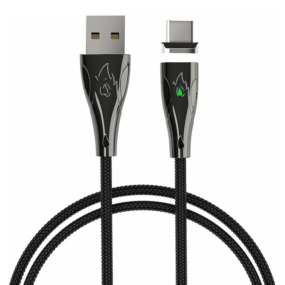 CABLE MAGNÉTICO HOCO USB TIPO C 3A CARGA RÁPIDA 120CM - 1