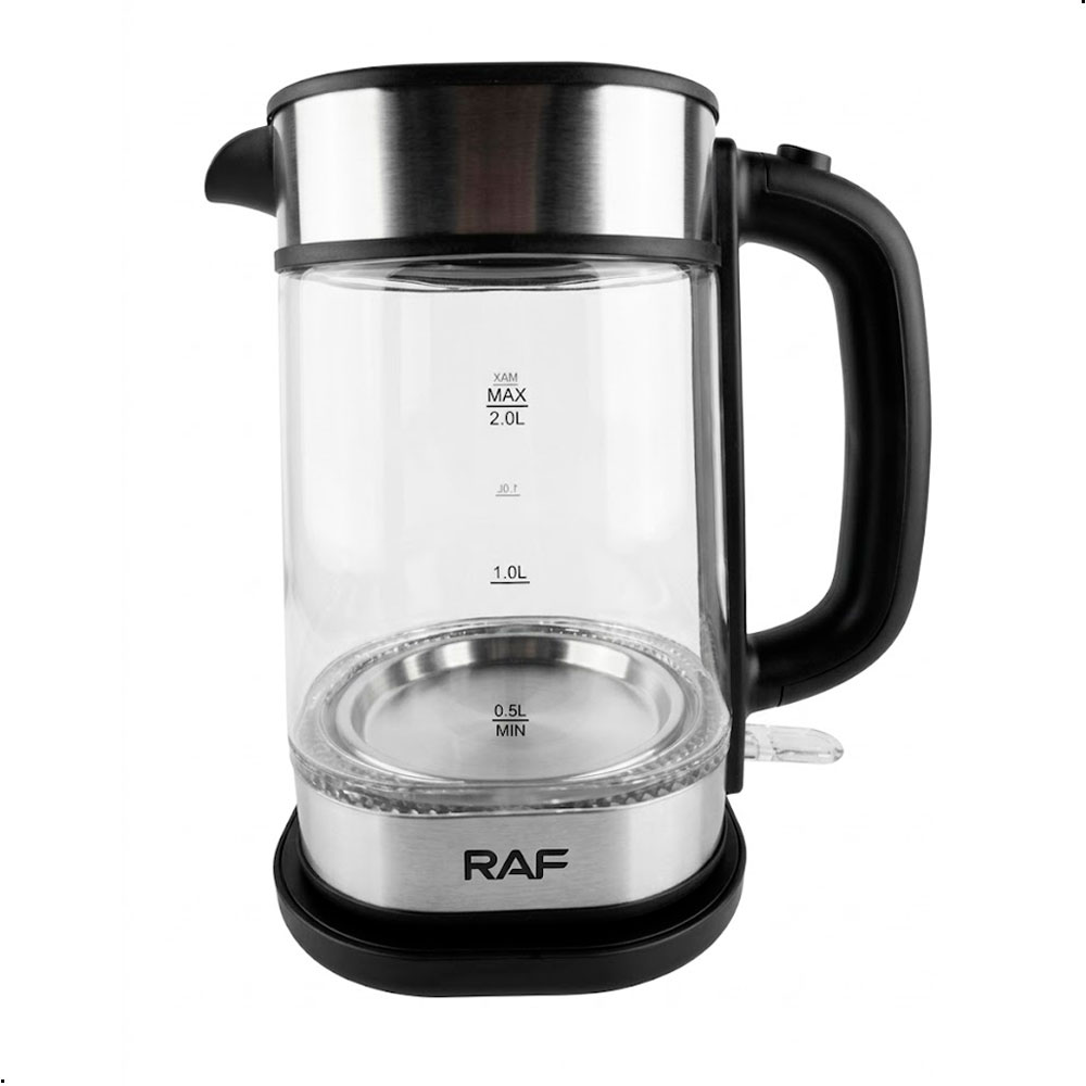 HERVIDOR DE AGUA RAF ELÉCTRICO 2 LITROS VIDRIO 2200W - 3