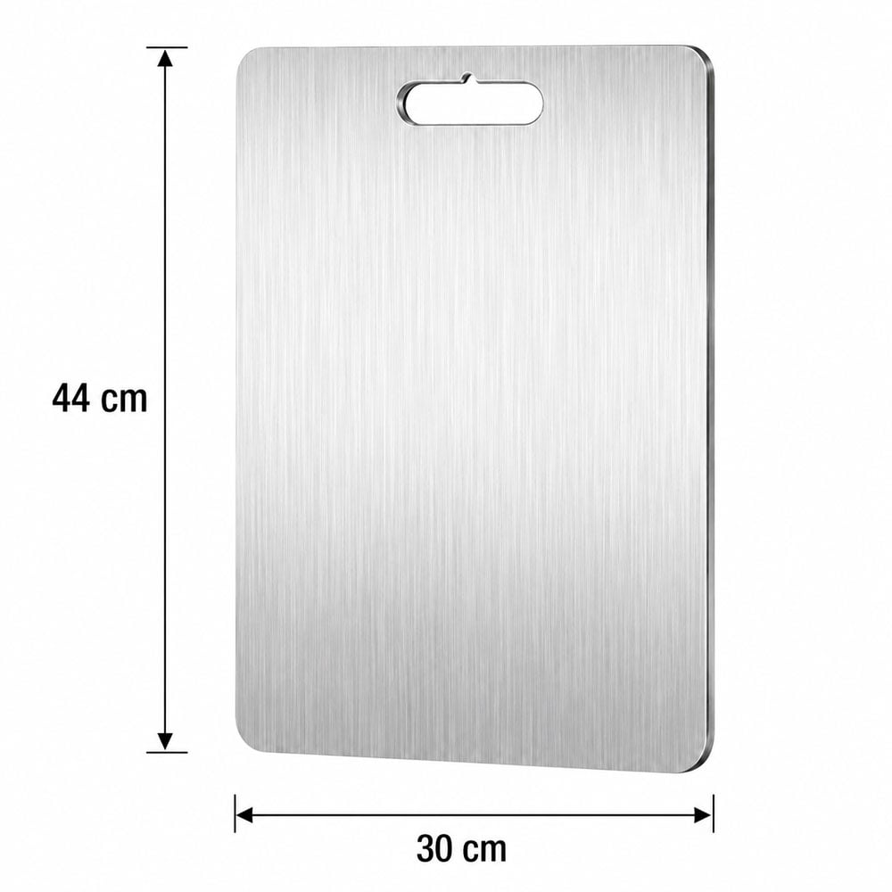 1. TABLA DE PICAR ACERO INOXIDABLE 30X44 CM PARA COCINA 8 MM - 2