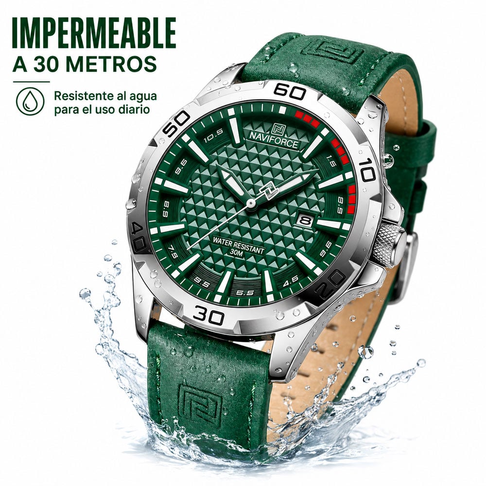 RELOJ NAVIFORCE PARA HOMBRE ANALÓGICO RESISTENTE AL AGUA - 1
