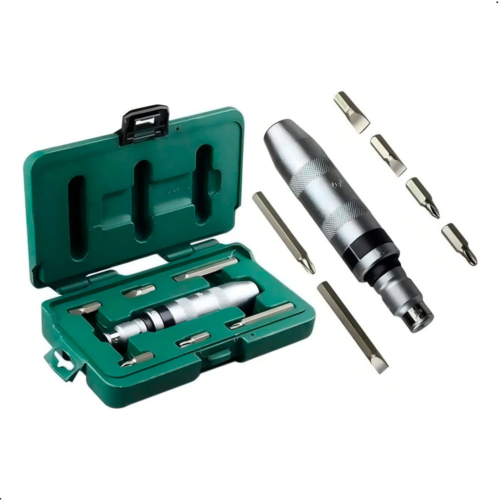 DESTORNILLADOR DE IMPACTO MANUAL SATA JUEGO 8 PIEZAS - 4