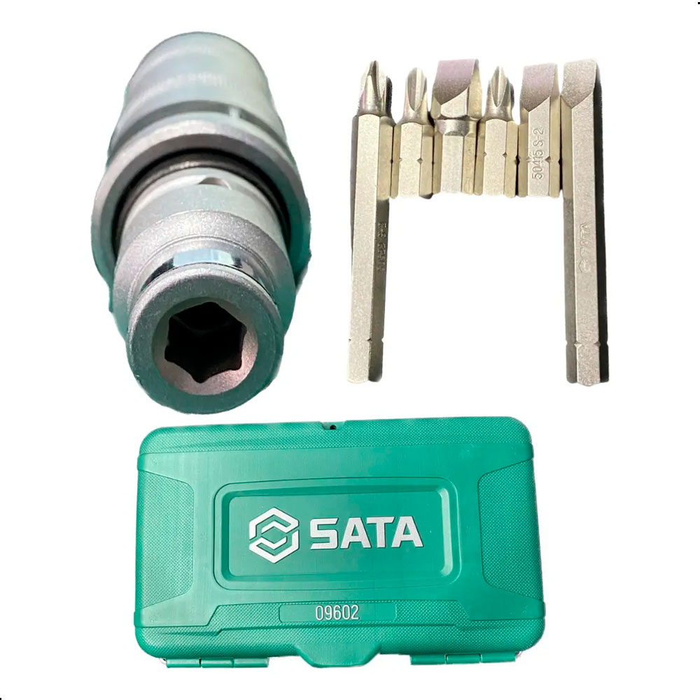 DESTORNILLADOR DE IMPACTO MANUAL SATA JUEGO 8 PIEZAS - 5