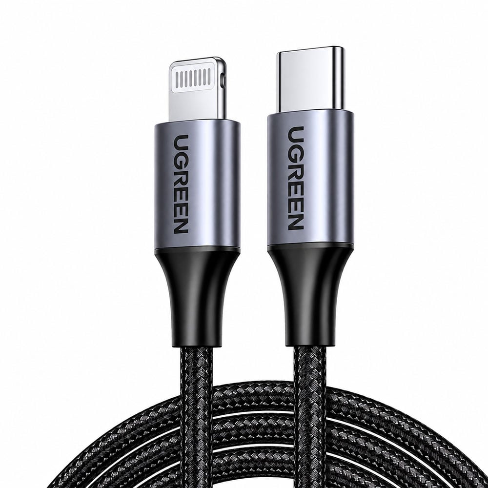 CABLE USB C A LIGHTNING 20W UGREEN CARGA RÁPIDA PD PARA IPHONE - 1